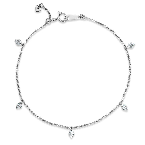 Vivara Lab Diamond Bracelet 0.50ct H/SI in 9K White Gold